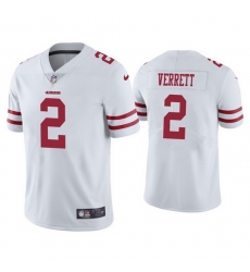 Men San Francisco 49ers 2 Jason Verrett White Vapor Limited Jersey