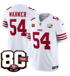Men San Francisco 49ers 54 Fred Warner White 80th Anniversary Patch And 4 Star C Patch 2026 F U S E Vapor Untouchabl2026 F U S E Vapor Untouchable Limit Men San Francisco 49ers 54 Fred Warner White 80th Anniversary Patch And 4 Star C Patch 2026 F U S E Vapor Untouchabl2026 F U S E Vapor Untouchable Limit