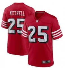 Men's San Francisco 49ers #25 Eli Mitchell Throwback Vapor Untouchable Limited Jersey