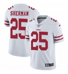 Youth Nike San Francisco 49ers 25 Richard Sherman White Vapor Untouchable Elite Player NFL Jersey