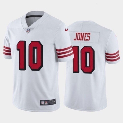 Youth San Francisco 49ers Mac Jones Color Rush White 2021 Draft Jersey