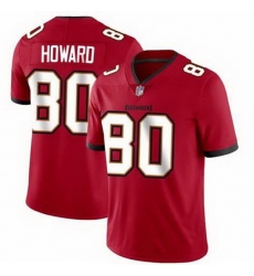 Men Nike Tampa Bay Buccaneers 80 O J Howard Red Vapor Limited Football Jersey