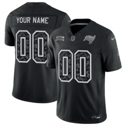 Men Tampa Bay Buccaneers Active Player Custom Black F U S E  2026 Salute to Service Limited Stitched Football Jersey