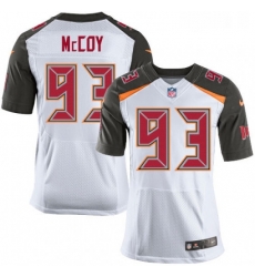 Mens Nike Tampa Bay Buccaneers 93 Gerald McCoy Elite White NFL Jersey