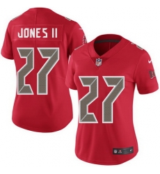 Nike Buccaneers #27 Ronald Jones II Red Womens Stitched NFL Limited Rush Jersey