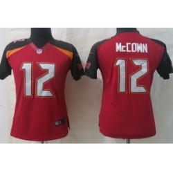 Women Nike Tampa Bay Buccaneers 12 Josh McCown Red Limited NFL Jerseys