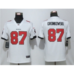 Women Nike Tampa Bay Buccaneers 87 Rob Gronkowski White New 2020 Vapor Untouchable Limited Jersey