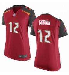 Womens Nike Tampa Bay Buccaneers 12 Chris Godwin Game Red Team Color NFL Jersey