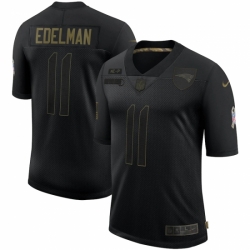 Men's New England Patriots #11 Julian Edelman Black Nike 2020 Salute To Service Limited Jersey Men's New England Patriots #11 Julian Edelman Black Nike 2020 Salute To Service Limited Jersey