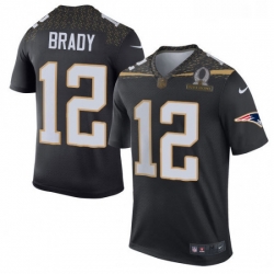 Mens Nike New England Patriots 12 Tom Brady Elite Black Team Irvin 2016 Pro Bowl NFL Jersey Mens Nike New England Patriots 12 Tom Brady Elite Black Team Irvin 2016 Pro Bowl NFL Jersey