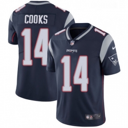 Mens Nike New England Patriots 14 Brandin Cooks Navy Blue Team Color Vapor Untouchable Limited Player NFL Jersey Mens Nike New England Patriots 14 Brandin Cooks Navy Blue Team Color Vapor Untouchable Limited Player NFL Jersey