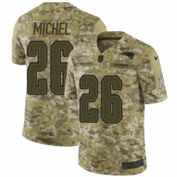 Mens Nike New England Patriots 26 Sony Michel Limited Camo 2018 Salute to Service NFL Jersey Mens Nike New England Patriots 26 Sony Michel Limited Camo 2018 Salute to Service NFL Jersey