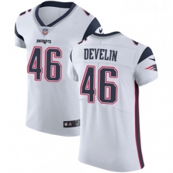 Mens Nike New England Patriots 46 James Develin White Vapor Untouchable Elite Player NFL Jersey Mens Nike New England Patriots 46 James Develin White Vapor Untouchable Elite Player NFL Jersey