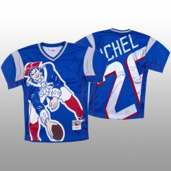NFL New England Patriots 26 Sony Michel Blue Men Mitchell  26 Nell Big Face Fashion Limited NFL Jersey NFL New England Patriots 26 Sony Michel Blue Men Mitchell  26 Nell Big Face Fashion Limited NFL Jersey