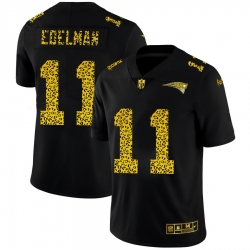 New England Patriots 11 Julian Edelman Men Nike Leopard Print Fashion Vapor Limited NFL Jersey Black New England Patriots 11 Julian Edelman Men Nike Leopard Print Fashion Vapor Limited NFL Jersey Black