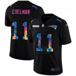 New England Patriots 11 Julian Edelman Men Nike Multi Color Black 2020 NFL Crucial Catch Vapor Untouchable Limited Jersey New England Patriots 11 Julian Edelman Men Nike Multi Color Black 2020 NFL Crucial Catch Vapor Untouchable Limited Jersey