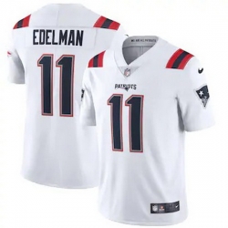 New England Patriots 11 Julian Edelman Men Nike White 2020 Vapor Limited Jersey New England Patriots 11 Julian Edelman Men Nike White 2020 Vapor Limited Jersey