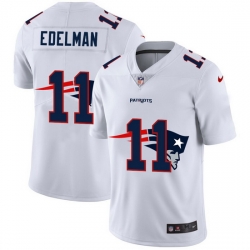 New England Patriots 11 Julian Edelman White Men Nike Team Logo Dual Overlap Limited NFL Jersey New England Patriots 11 Julian Edelman White Men Nike Team Logo Dual Overlap Limited NFL Jersey