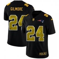 New England Patriots 24 Stephon Gilmore Men Black Nike Golden Sequin Vapor Limited NFL Jersey New England Patriots 24 Stephon Gilmore Men Black Nike Golden Sequin Vapor Limited NFL Jersey