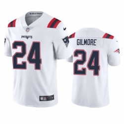 New England Patriots 24 Stephon Gilmore Men Nike White 2020 Vapor Limited Jersey New England Patriots 24 Stephon Gilmore Men Nike White 2020 Vapor Limited Jersey