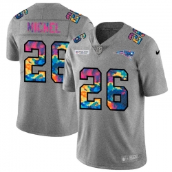 New England Patriots 26 Sony Michel Men Nike Multi Color 2020 NFL Crucial Catch NFL Jersey Greyheather New England Patriots 26 Sony Michel Men Nike Multi Color 2020 NFL Crucial Catch NFL Jersey Greyheather