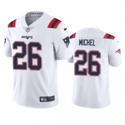 New England Patriots 26 Sony Michel Men Nike White 2020 Vapor Limited Jersey New England Patriots 26 Sony Michel Men Nike White 2020 Vapor Limited Jersey