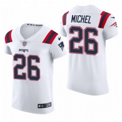 New England Patriots 26 Sony Michel Nike Men White Team Color Men Stitched NFL 2020 Vapor Untouchable Elite Jersey New England Patriots 26 Sony Michel Nike Men White Team Color Men Stitched NFL 2020 Vapor Untouchable Elite Jersey