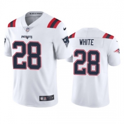 New England Patriots 28 James White Men Nike White 2020 Vapor Limited Jersey New England Patriots 28 James White Men Nike White 2020 Vapor Limited Jersey