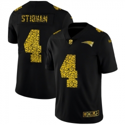 New England Patriots 4 Jarrett Stidham Men Nike Leopard Print Fashion Vapor Limited NFL Jersey Black New England Patriots 4 Jarrett Stidham Men Nike Leopard Print Fashion Vapor Limited NFL Jersey Black