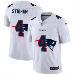 New England Patriots 4 Jarrett Stidham White Men Nike Team Logo Dual Overlap Limited NFL Jersey New England Patriots 4 Jarrett Stidham White Men Nike Team Logo Dual Overlap Limited NFL Jersey