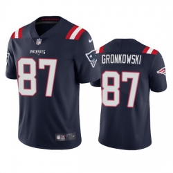 New England Patriots 87 Rob Gronkowski Men Nike Navy 2020 Vapor Limited Jersey New England Patriots 87 Rob Gronkowski Men Nike Navy 2020 Vapor Limited Jersey