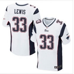 New New England Patriots #33 Dion Lewis White Mens Stitched NFL Elite Jersey New New England Patriots #33 Dion Lewis White Mens Stitched NFL Elite Jersey