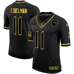 Nike New England Patriots 11 Julian Edelman Black Gold 2020 Salute To Service Limited Jersey Nike New England Patriots 11 Julian Edelman Black Gold 2020 Salute To Service Limited Jersey