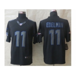 Nike New England Patriots 11 Julian Edelman Black Limited Impact NFL Jersey Nike New England Patriots 11 Julian Edelman Black Limited Impact NFL Jersey