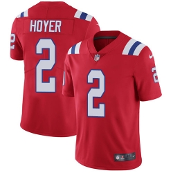 Nike New England Patriots 2 Brian Hoyer Red Alternate Men Stitched NFL Vapor Untouchable Limited Jersey Nike New England Patriots 2 Brian Hoyer Red Alternate Men Stitched NFL Vapor Untouchable Limited Jersey