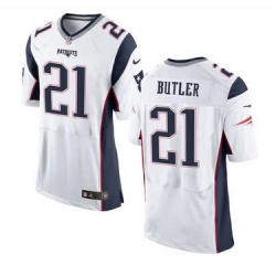 Nike New England Patriots #21 Malcolm Butler White Men 27s Stitched NFL New Elite Jersey Nike New England Patriots #21 Malcolm Butler White Men 27s Stitched NFL New Elite Jersey