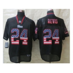 Nike New England Patriots 24 Darrelle Revis Black Elite USA Flag Fashion NFL Jersey Nike New England Patriots 24 Darrelle Revis Black Elite USA Flag Fashion NFL Jersey