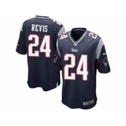 Nike New England Patriots 24 Darrelle Revis Blue Game NFL Jersey Nike New England Patriots 24 Darrelle Revis Blue Game NFL Jersey
