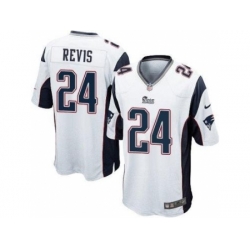 Nike New England Patriots 24 Darrelle Revis White Game NFL Jersey Nike New England Patriots 24 Darrelle Revis White Game NFL Jersey