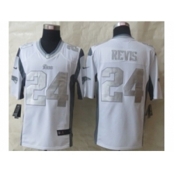 Nike New England Patriots 24 Darrelle Revis White Game Platinum NFL Jersey Nike New England Patriots 24 Darrelle Revis White Game Platinum NFL Jersey