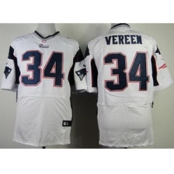 Nike New England Patriots 34 Shane Vereen Elite White NFL Jersey Nike New England Patriots 34 Shane Vereen Elite White NFL Jersey