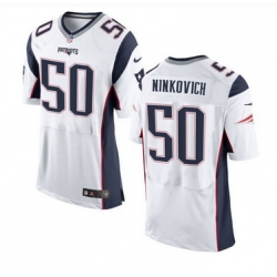 Nike New England Patriots #50 Rob Ninkovich White Men 27s Stitched NFL New Elite Jersey Nike New England Patriots #50 Rob Ninkovich White Men 27s Stitched NFL New Elite Jersey