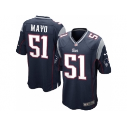 Nike New England Patriots 51 Jerod Mayo blue Game NFL Jersey Nike New England Patriots 51 Jerod Mayo blue Game NFL Jersey