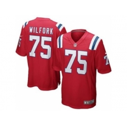 Nike New England Patriots 75 Vince Wilfork Red Game NFL Jersey Nike New England Patriots 75 Vince Wilfork Red Game NFL Jersey