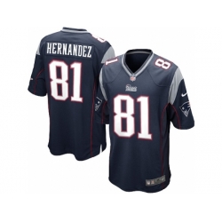 Nike New England Patriots 81 Aaron Hernandez blue Game NFL Jersey Nike New England Patriots 81 Aaron Hernandez blue Game NFL Jersey