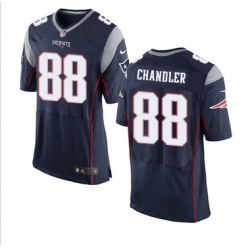 Nike New England Patriots #88 Scott Chandler Navy Blue Team Color Men 27s Stitched NFL New Elite Jersey Nike New England Patriots #88 Scott Chandler Navy Blue Team Color Men 27s Stitched NFL New Elite Jersey