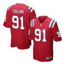 Nike New England Patriots #91 Jamie Collins Red Alternate Mens Stitched NFL Elite Jersey Nike New England Patriots #91 Jamie Collins Red Alternate Mens Stitched NFL Elite Jersey