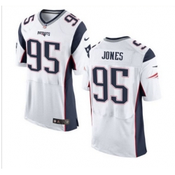 Nike New England Patriots #95 Chandler Jones White Men 27s Stitched NFL New Elite Jersey Nike New England Patriots #95 Chandler Jones White Men 27s Stitched NFL New Elite Jersey