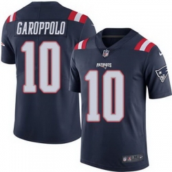 Nike Patriots #10 Jimmy Garoppolo Navy Blue Mens Stitched NFL Limited Rush Jersey Nike Patriots #10 Jimmy Garoppolo Navy Blue Mens Stitched NFL Limited Rush Jersey