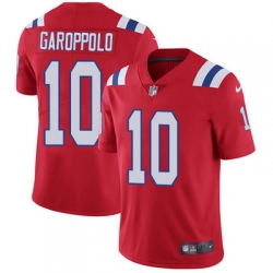 Nike Patriots #10 Jimmy Garoppolo Red Alternate Mens Stitched NFL Vapor Untouchable Limited Jersey Nike Patriots #10 Jimmy Garoppolo Red Alternate Mens Stitched NFL Vapor Untouchable Limited Jersey